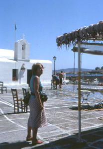Paros Naoussa pieuvres  scher